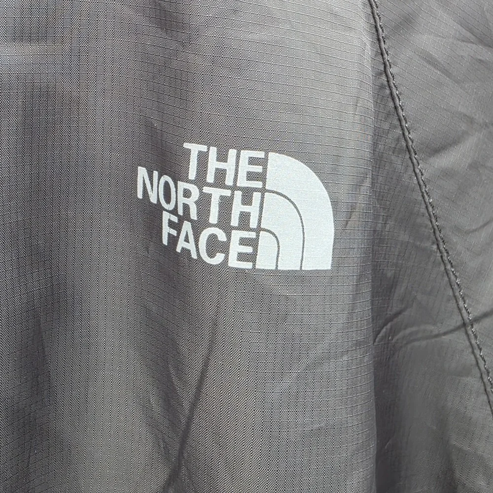 The North Face Stow Jacket Mens‎ XL Gray Full Zip Windbreaker Fleece Lined